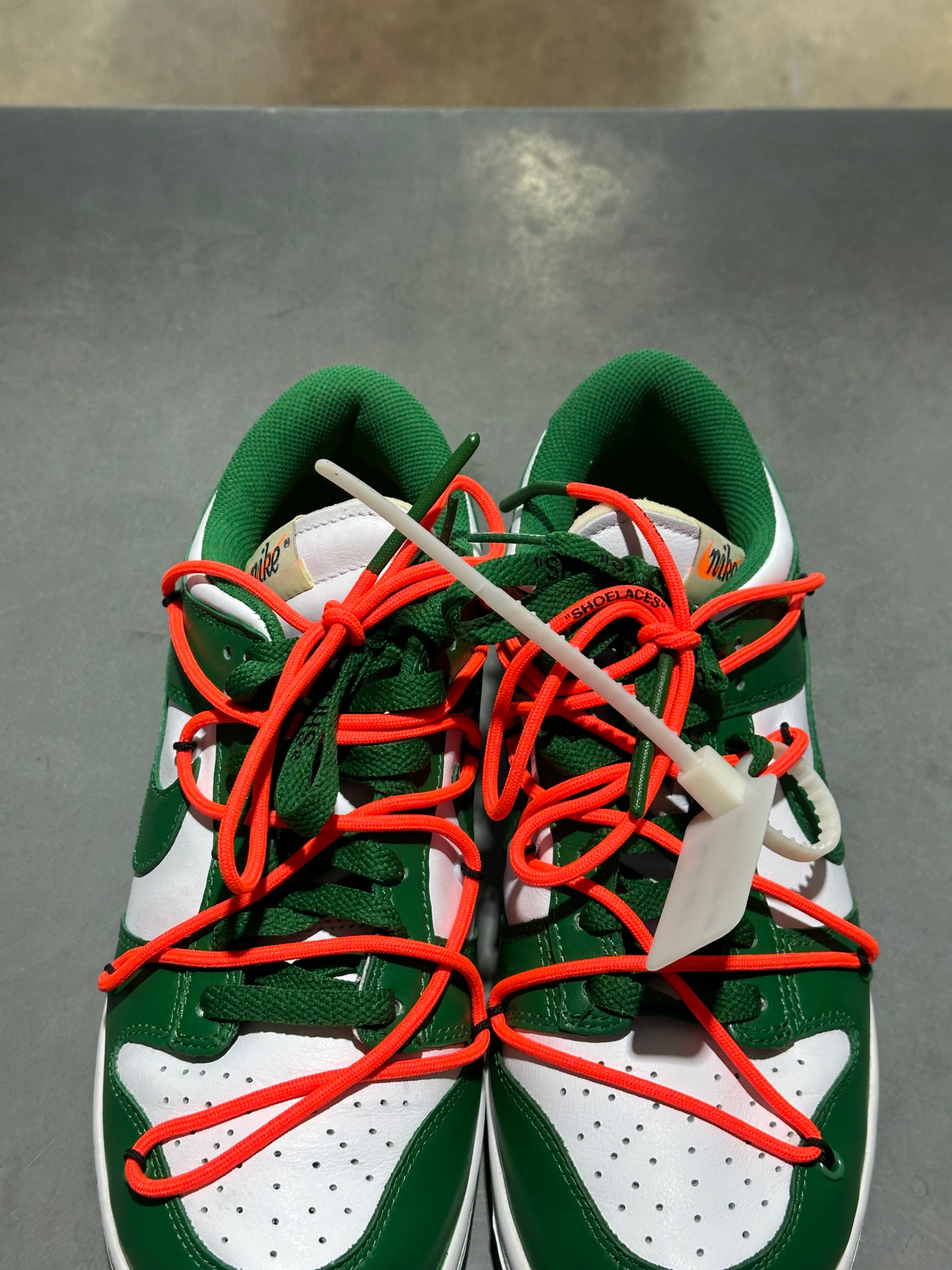Nike Dunk Low - Off-White Pine Green Size 8