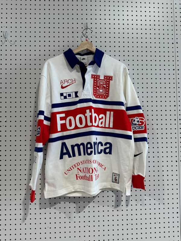 NEW Nike x USMNT x V.A.A. L/S Rugby Top - White Size Small