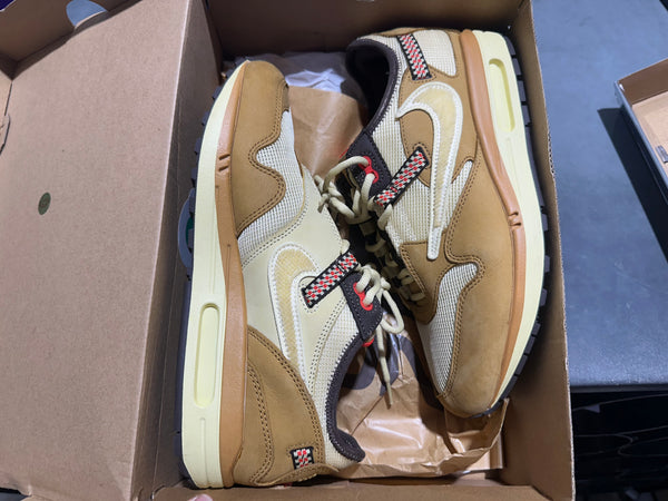 Nike Air Max 1 / Cactus Jack - Wheat Size 9