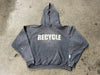 USED Gallery Dept. RECYCLE Hoodie - Grey Size Small