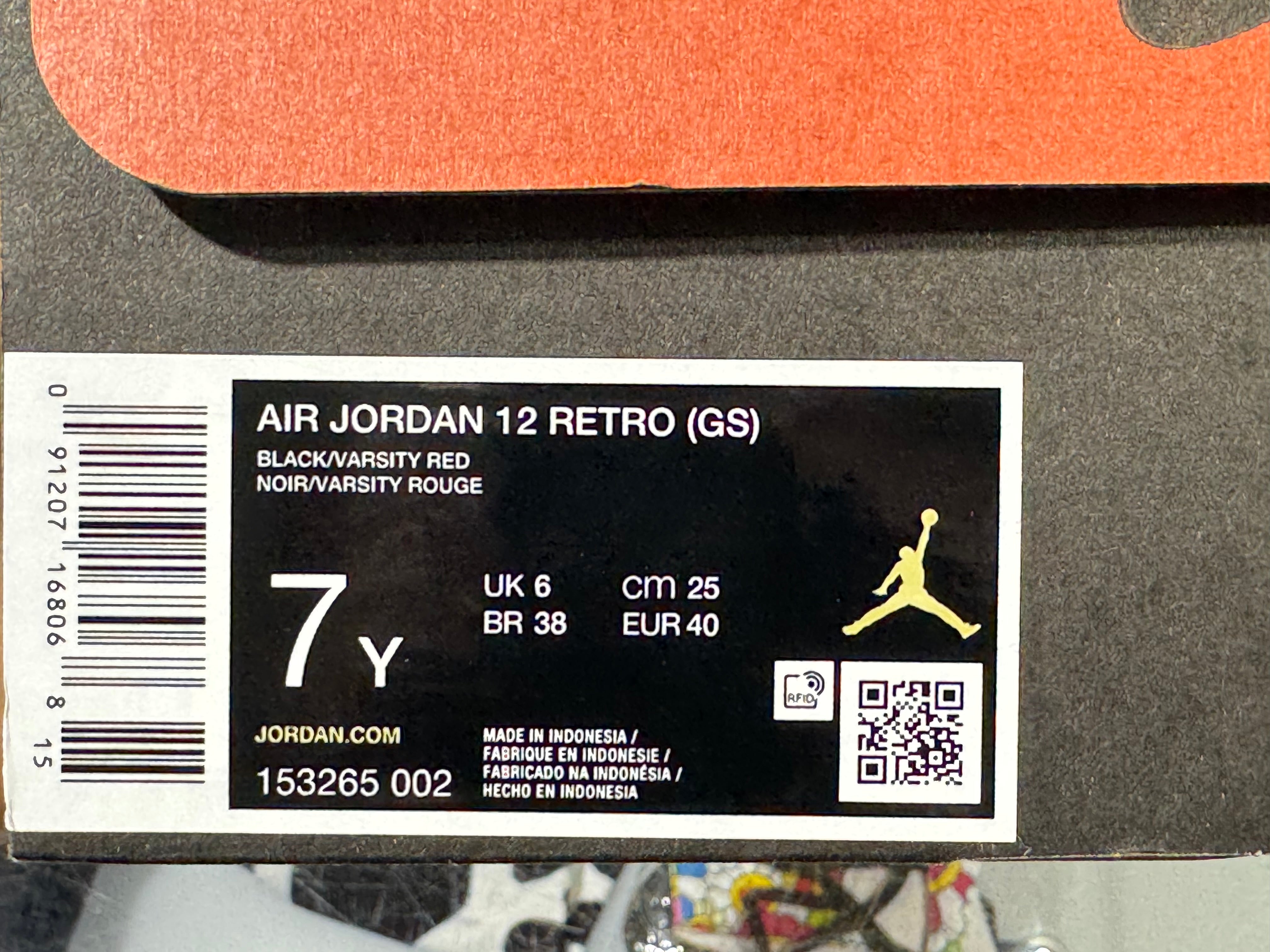 Air Jordan 12 Retro (GS) - Flu Game 2025 Size 7Y