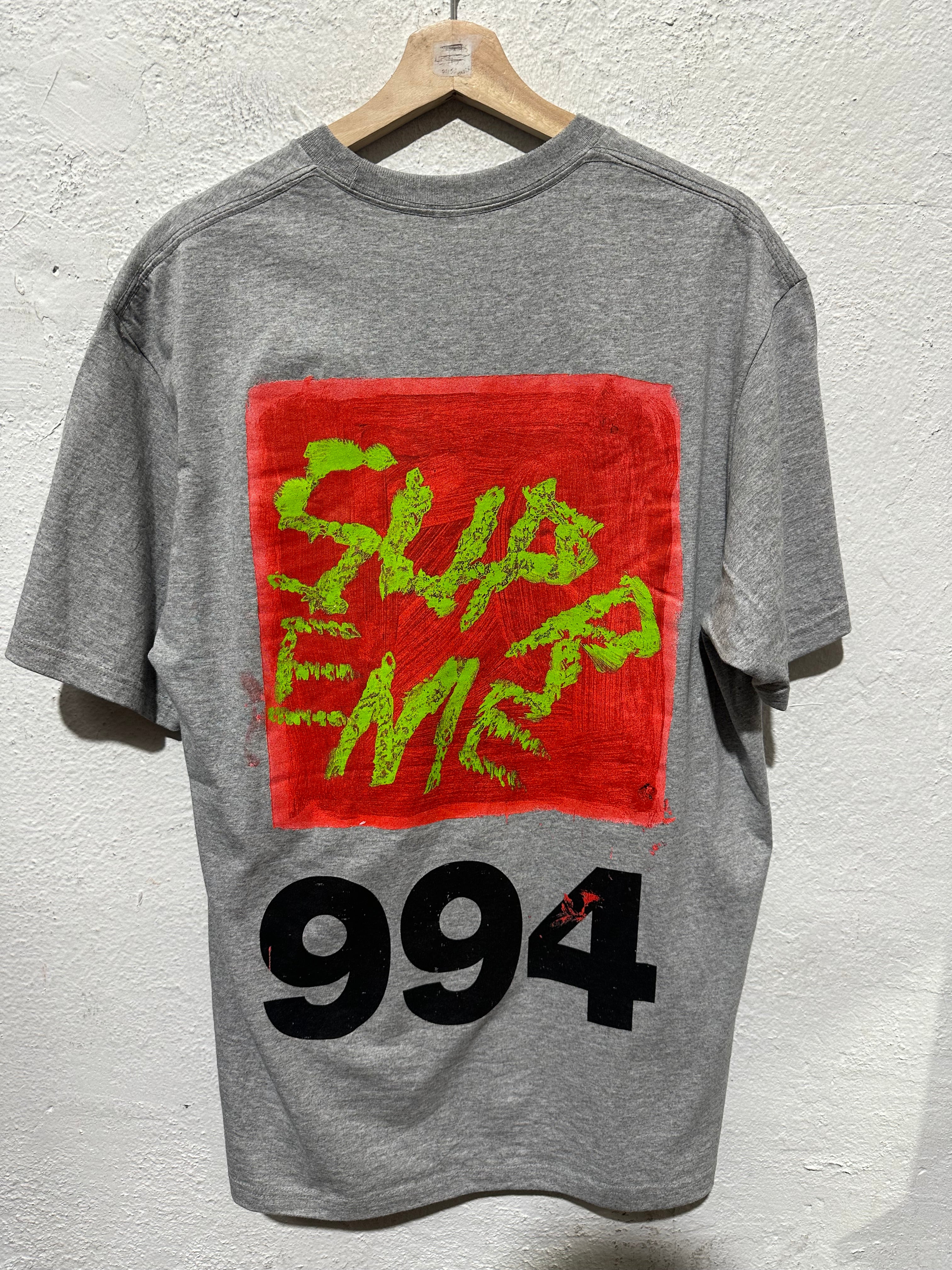 NEW Supreme 994 Tee - Grey Size Large