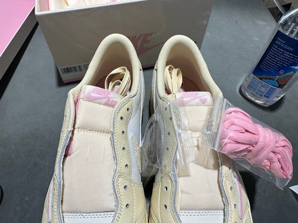 Air Jordan 1 Low OG SP - Travis Scott/Shy Pink Size 14