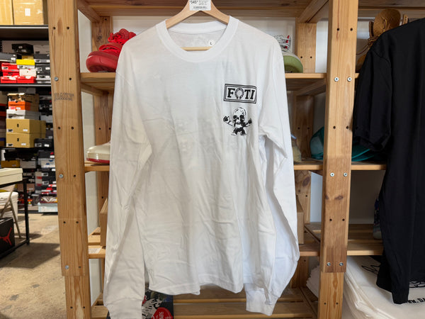 NEW Chrome Hearts FOTI Take Teeter Longsleeve Tee - White Size Large