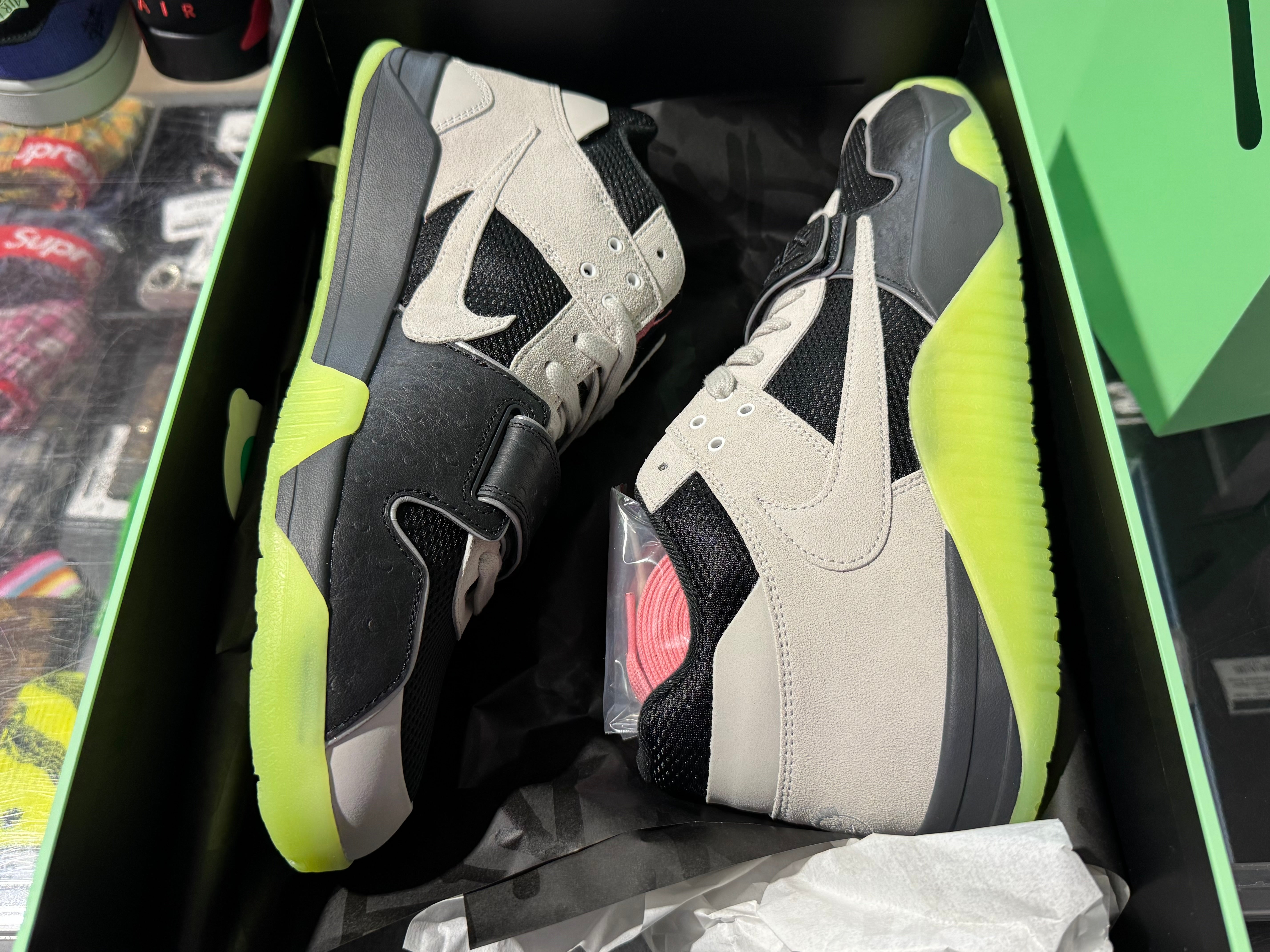 Air Jordan Jumpman Jack TR Travis Scott x Chase B - Black Night Silver Size 13