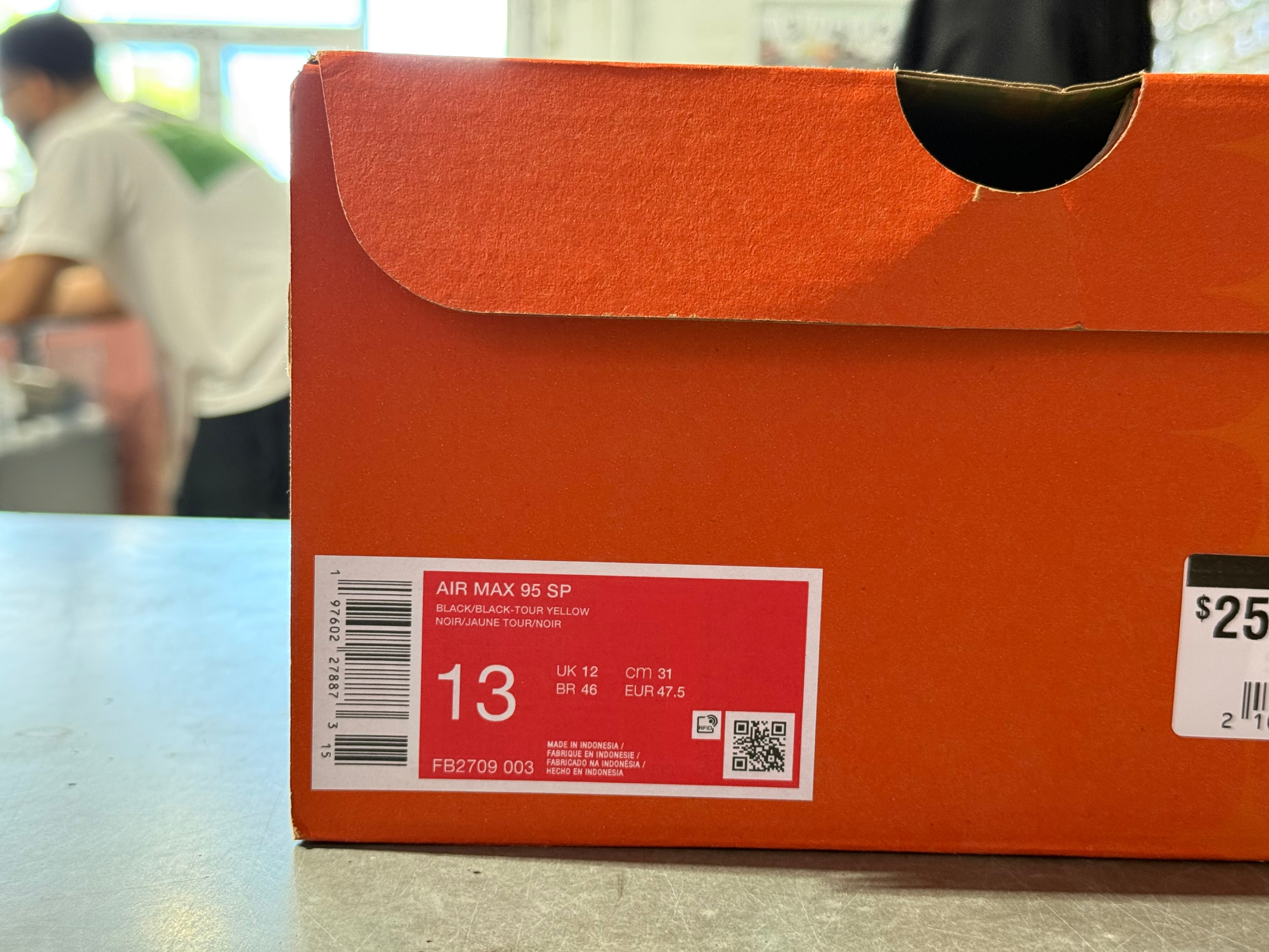 Nike Air Max 95 Corteiz - Honey Black Size 13