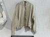 USED GV Gallery Blank Zip Up Cropped Hoodie - Ivory Size XL