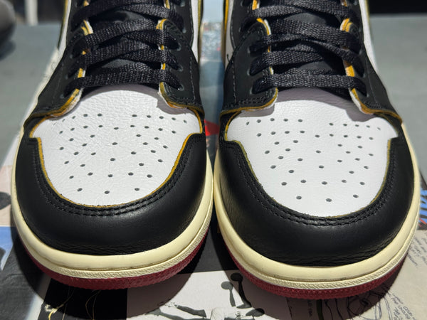 Air Jordan 1 Retro Hi NRG / Union - Black Toe Size 10