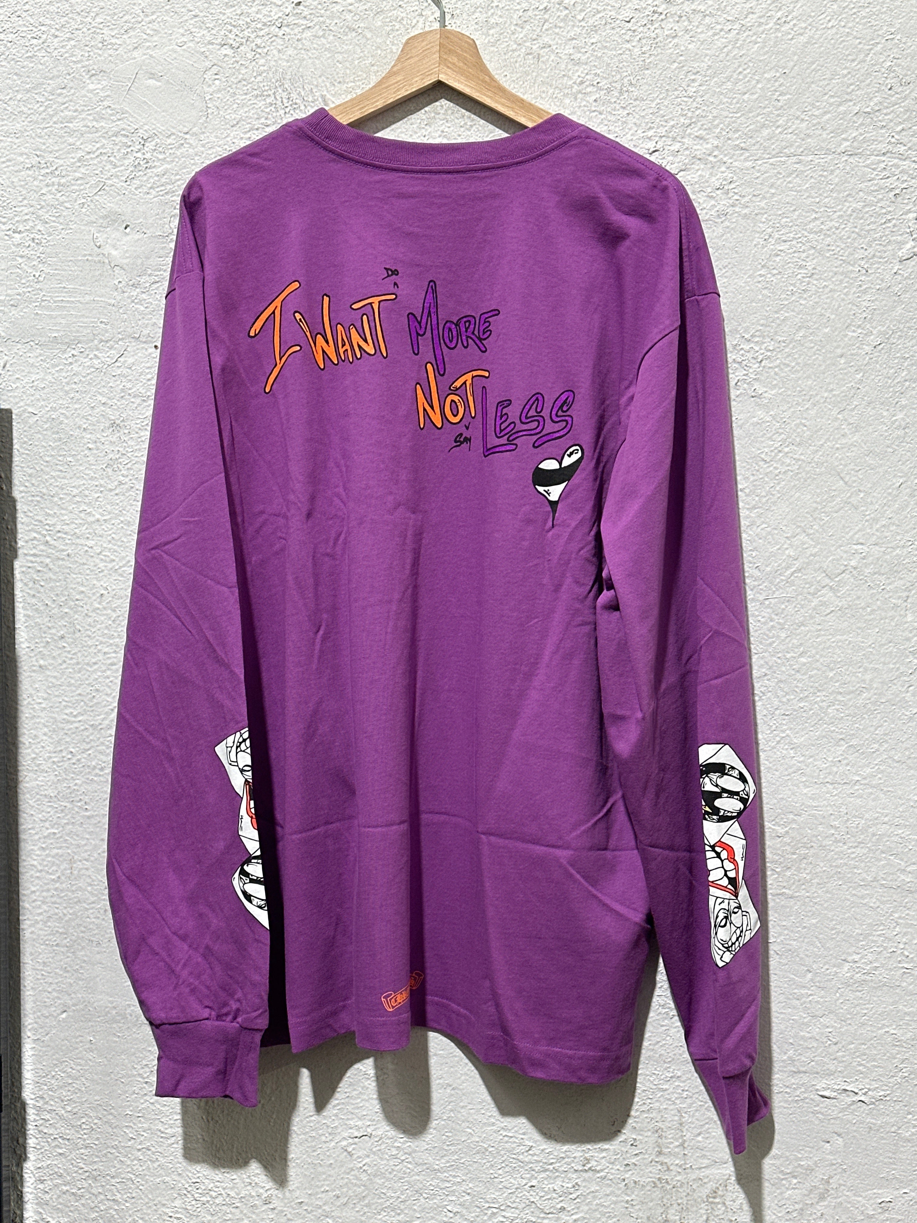 NEW Chrome Hearts x Matty Boy I Want More L/S - Purple Size XXL