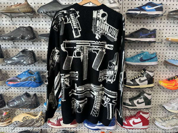NEW Supreme Guns Sweater - Black Size XXL