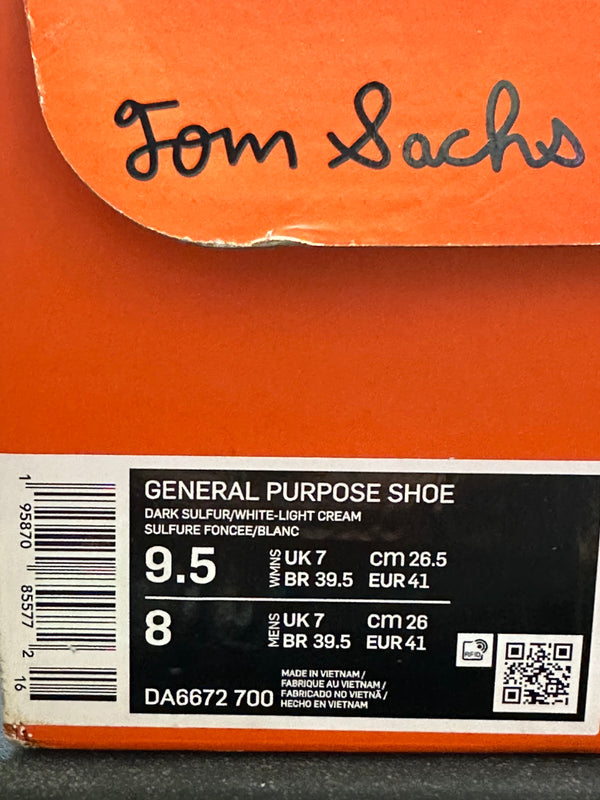 NikeCraft General Purpose Shoe - Tom Sachs Archive Dark Sulfur Size 9.5W/8M