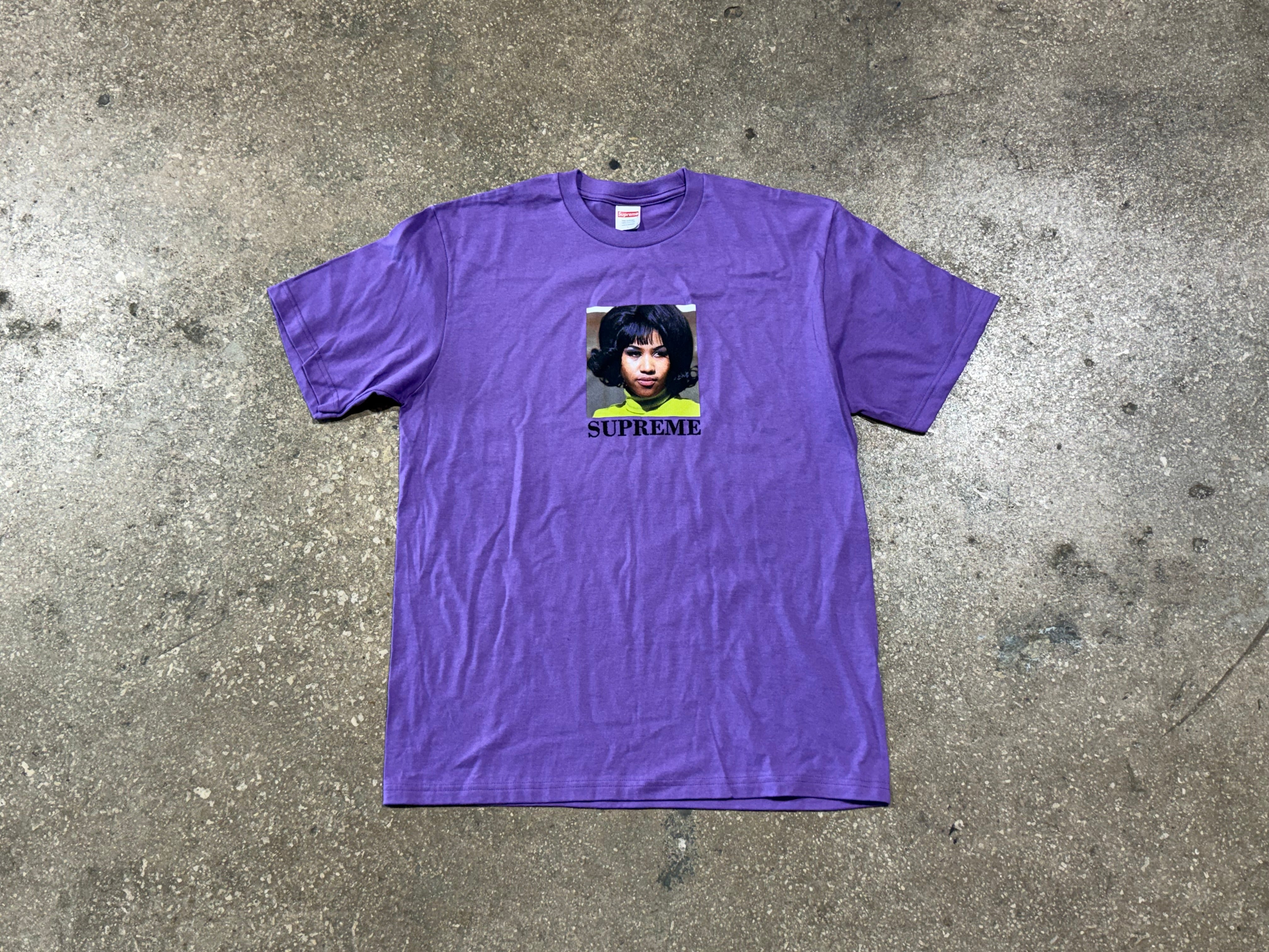 NEW Supreme Aretha Tee - Purple Size Large