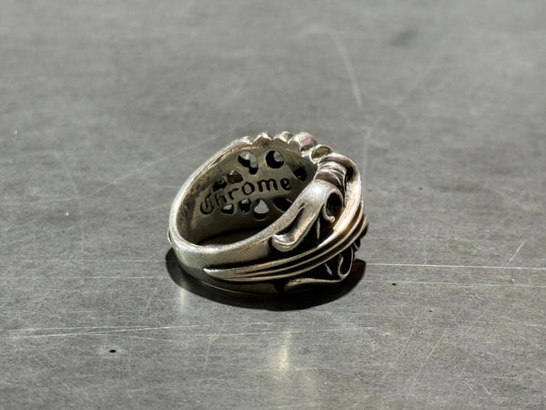 USED Chrome Hearts K&T Ring Size 8