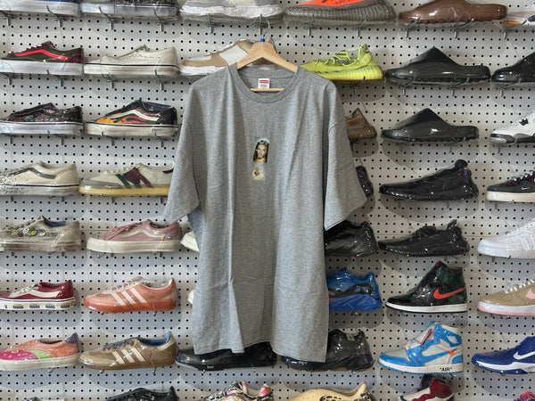 NEW Supreme Prayer Card Box Logo Tee - Grey Size XXL