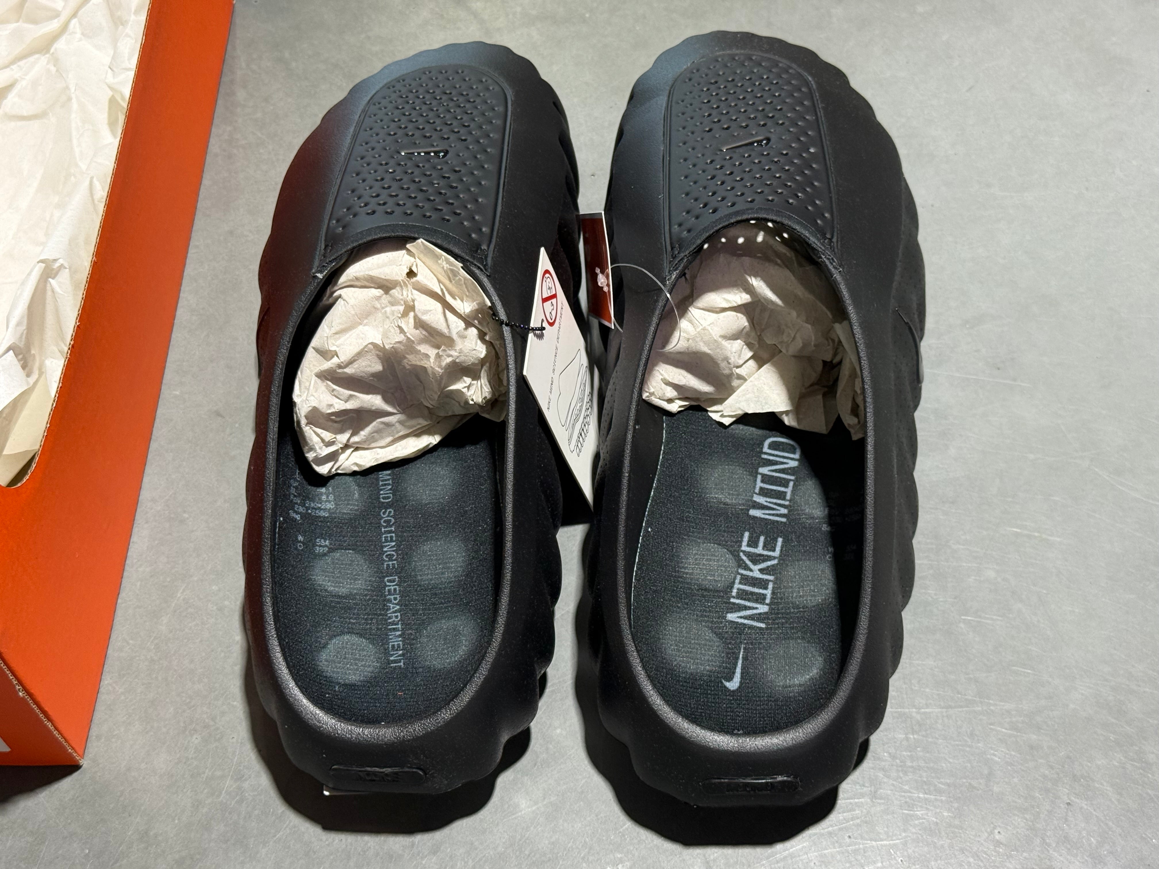 Nike Mind 001 Slide - Triple Black Size 13