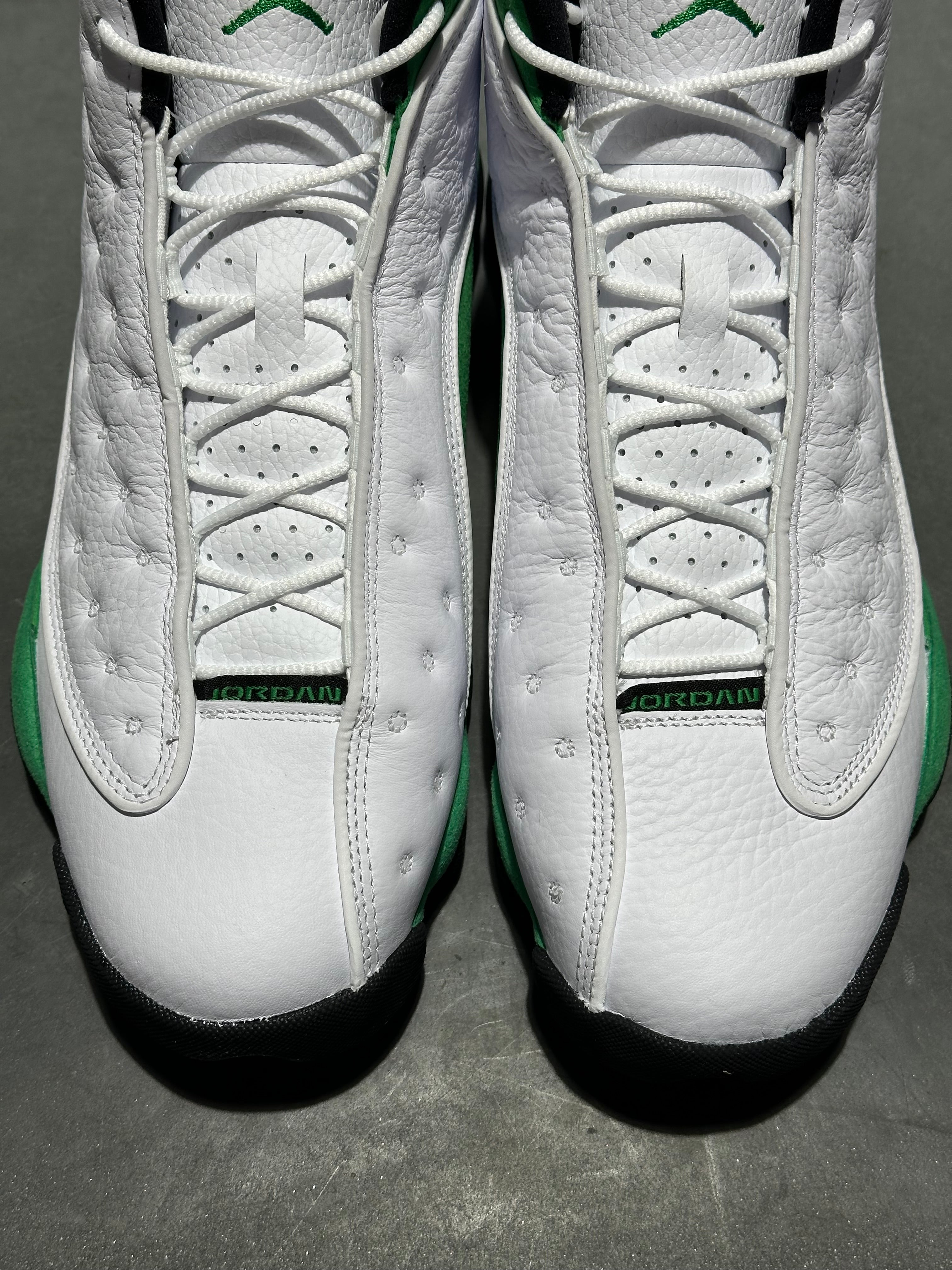 Air Jordan 13 Retro - White Lucky Green Size 10