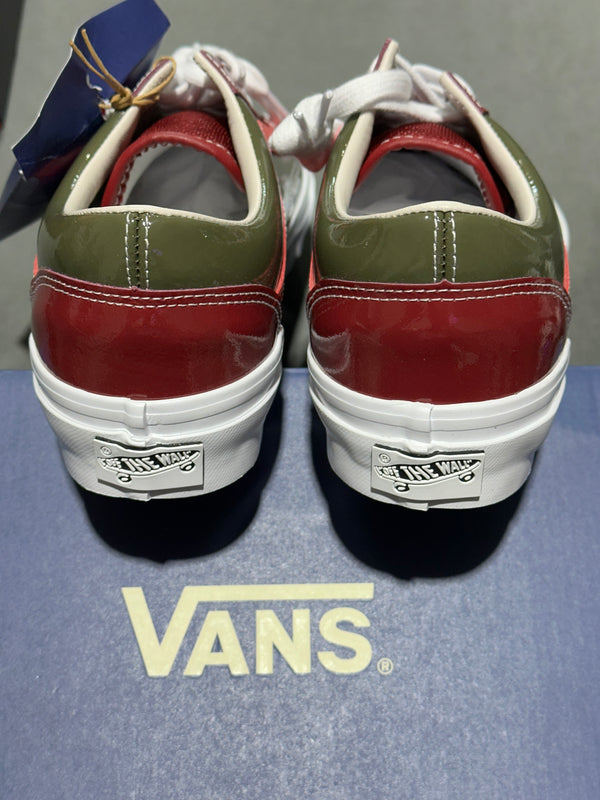 Vans LX Old Skool 36 - Patent Bordeaux Size 9