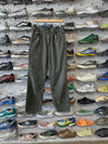 USED Distressed Carhartt Cat 2 Carpenter Pants - Olive Size 32x34