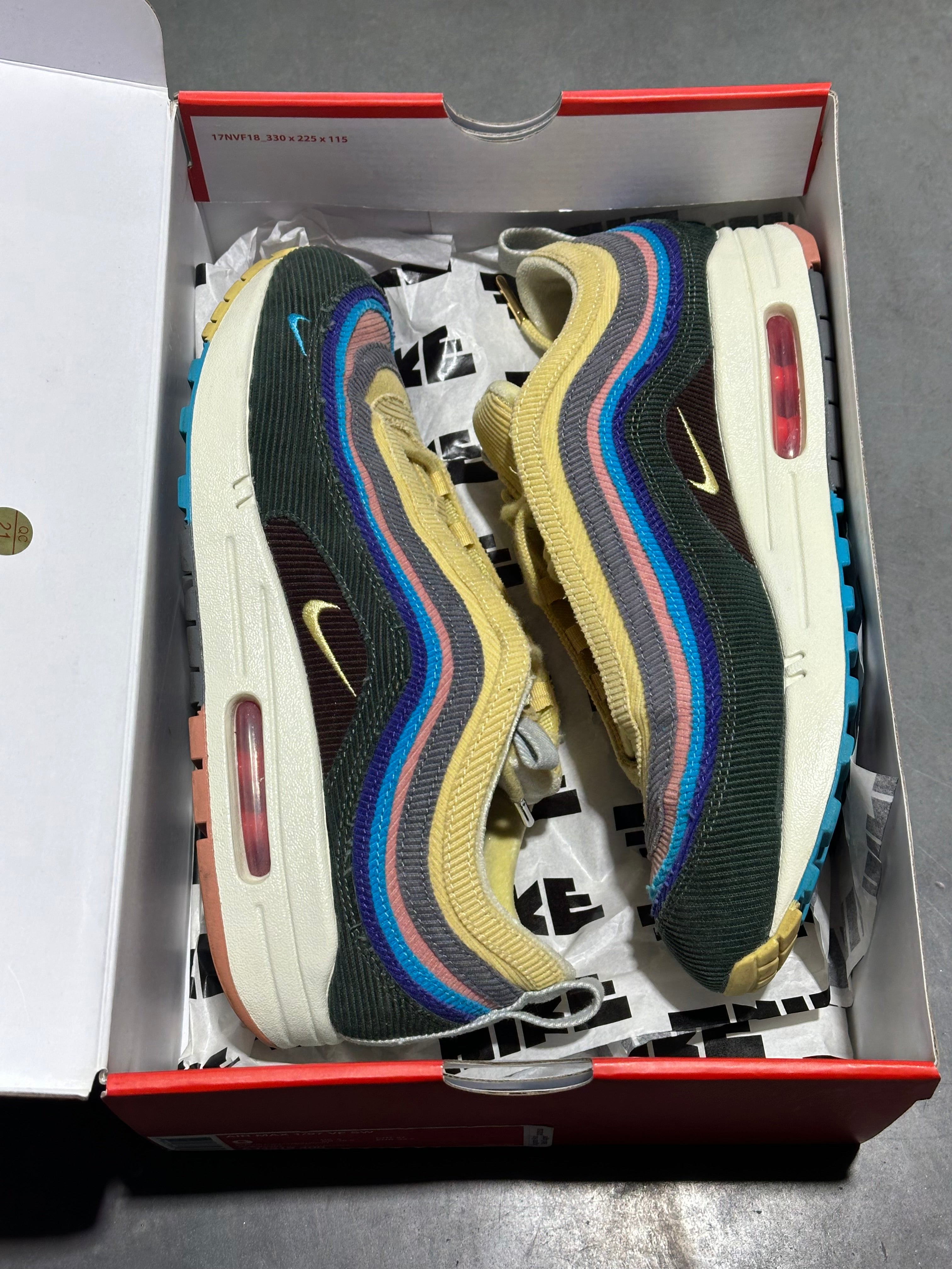 Nike Air Max 1/97 - Sean Wotherspoon Size 9