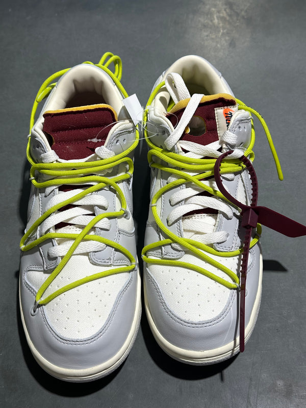 Nike Dunk Low / Off White - Lot 8 Size 8.5