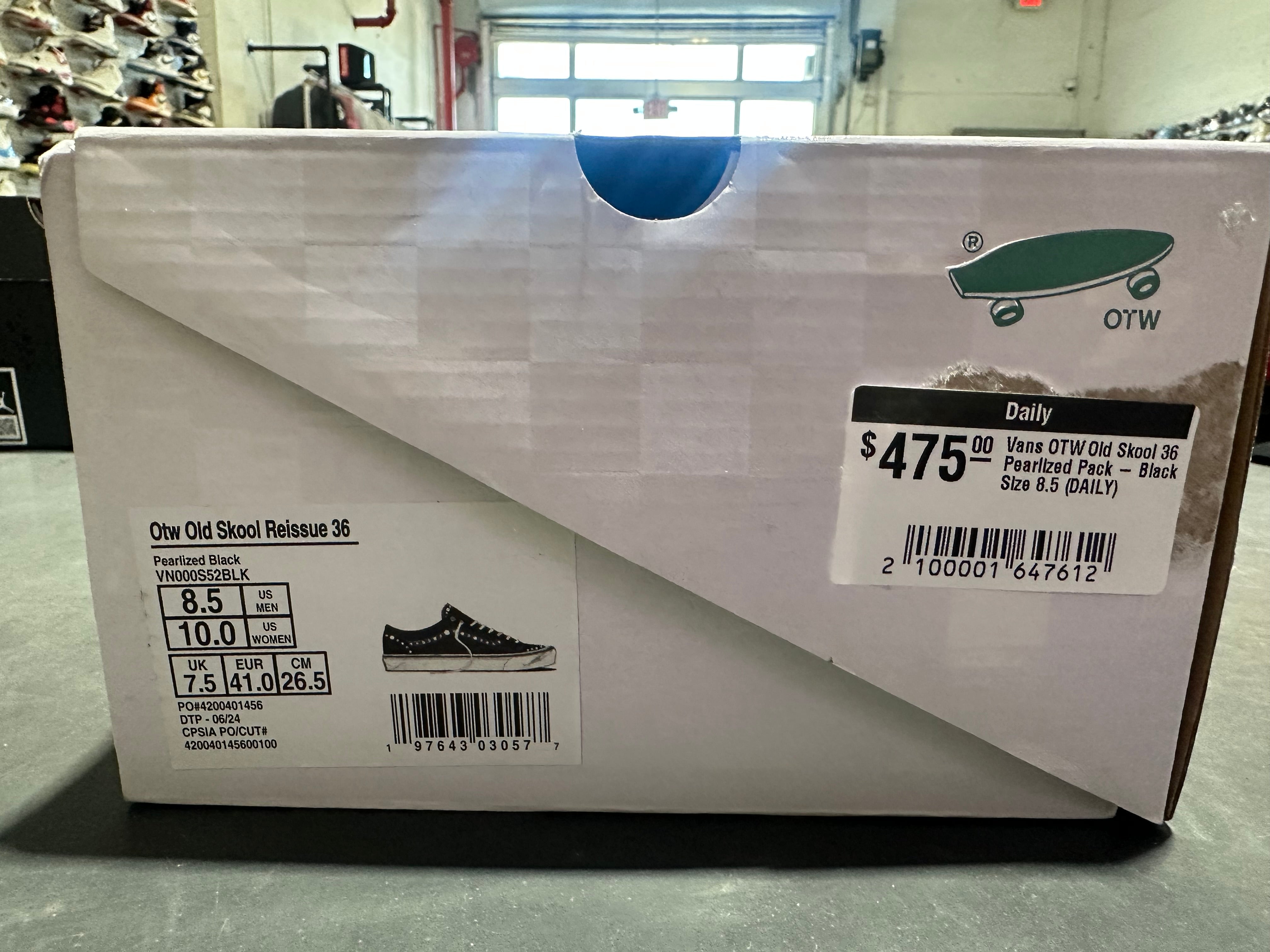 Vans OTW Old Skool 36 Pearlized Pack - Black Size 8.5