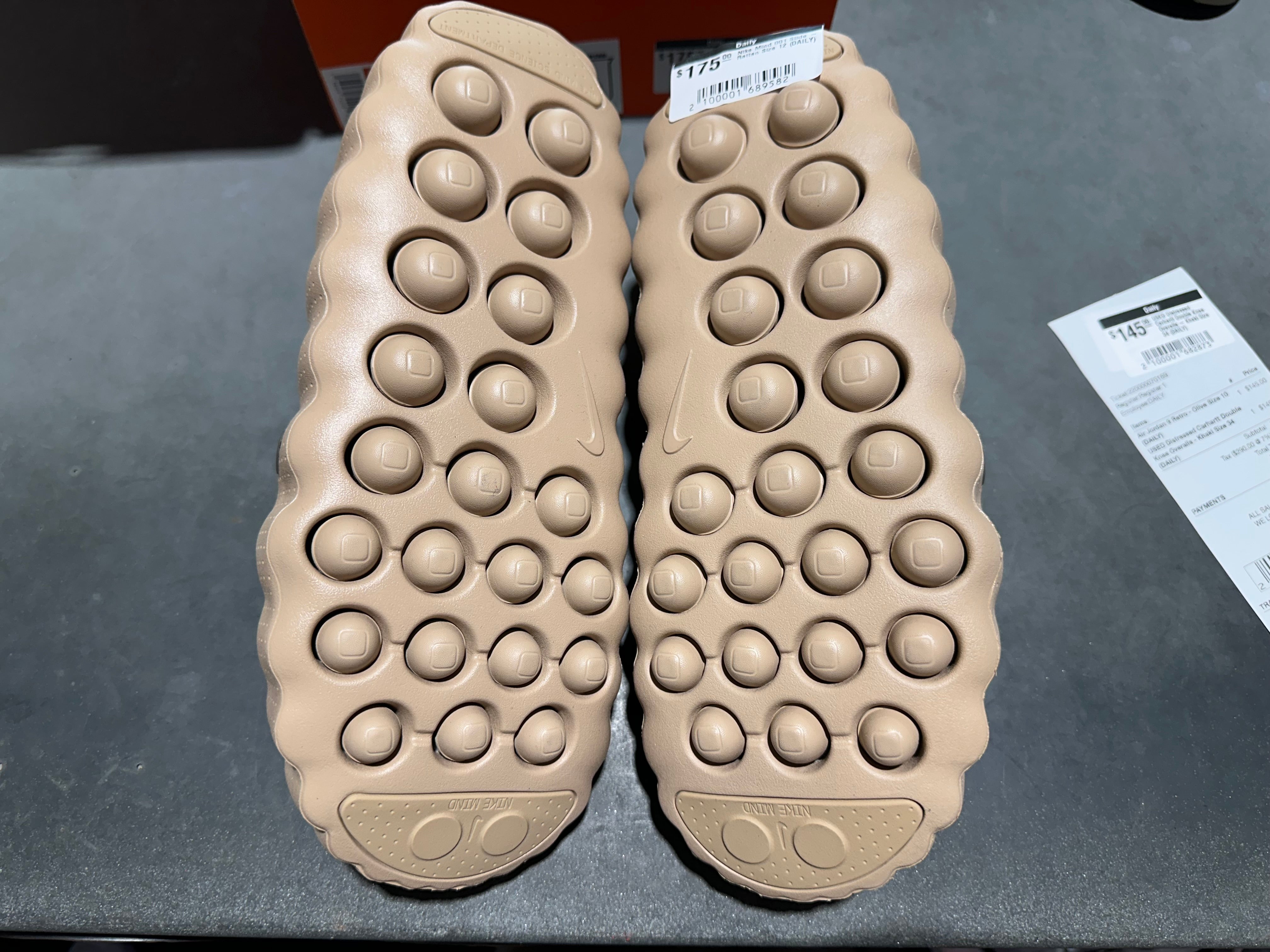 Nike Mind 001 Slide - Rattan Size 12