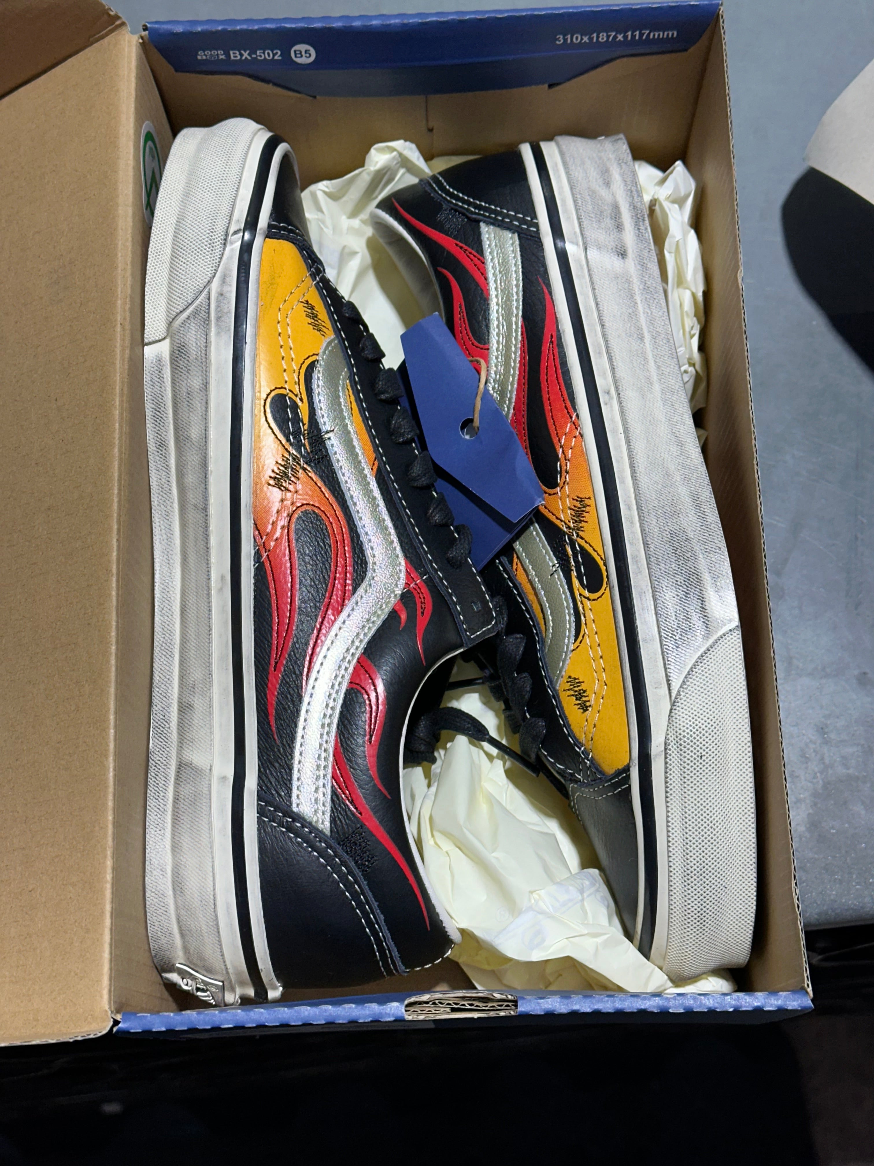 Vans LX Old Skool 36 - Archive Flame Black Size 11.5