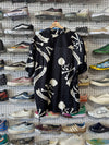 USED Mastermind Japan Silk Skull Print Shirt - Black Size Large