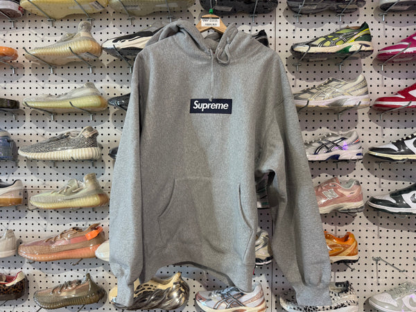 NEW Supreme Box Logo Hoodie FW25 - Grey Size XL