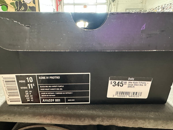Nike Kobe 4 Protro - Carpe Diem Size 10