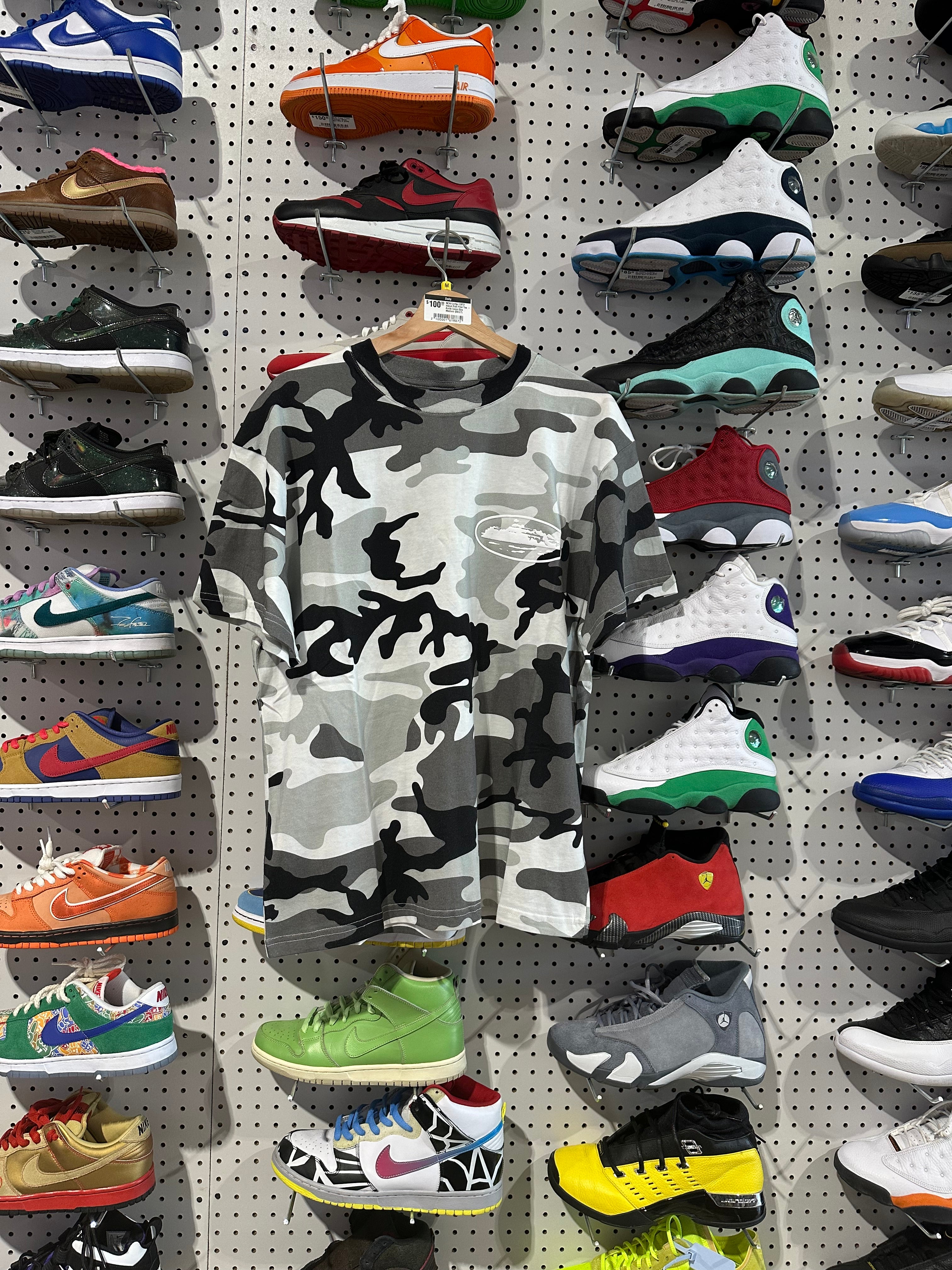 NEW Cortiez CRTZ Island Puff Print Tee - Arctic Camo Size Medium