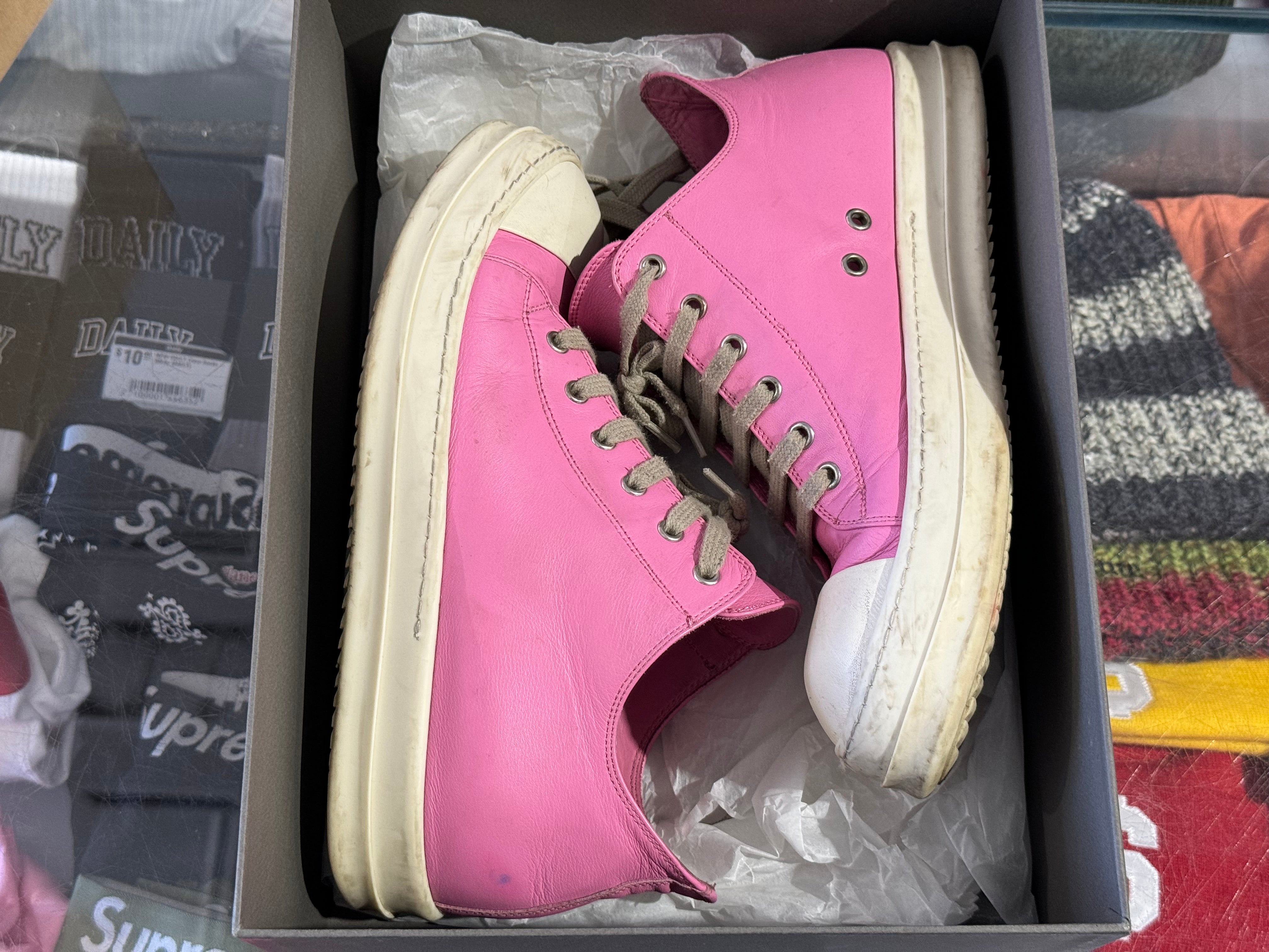 Rick Owens Ramone Low - Pink Season 22 Size 9 US