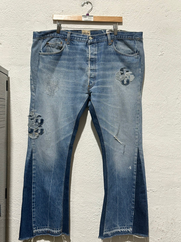 USED Gallery Dept G Denim Patch La Flare Denim - Light Wash Size 40