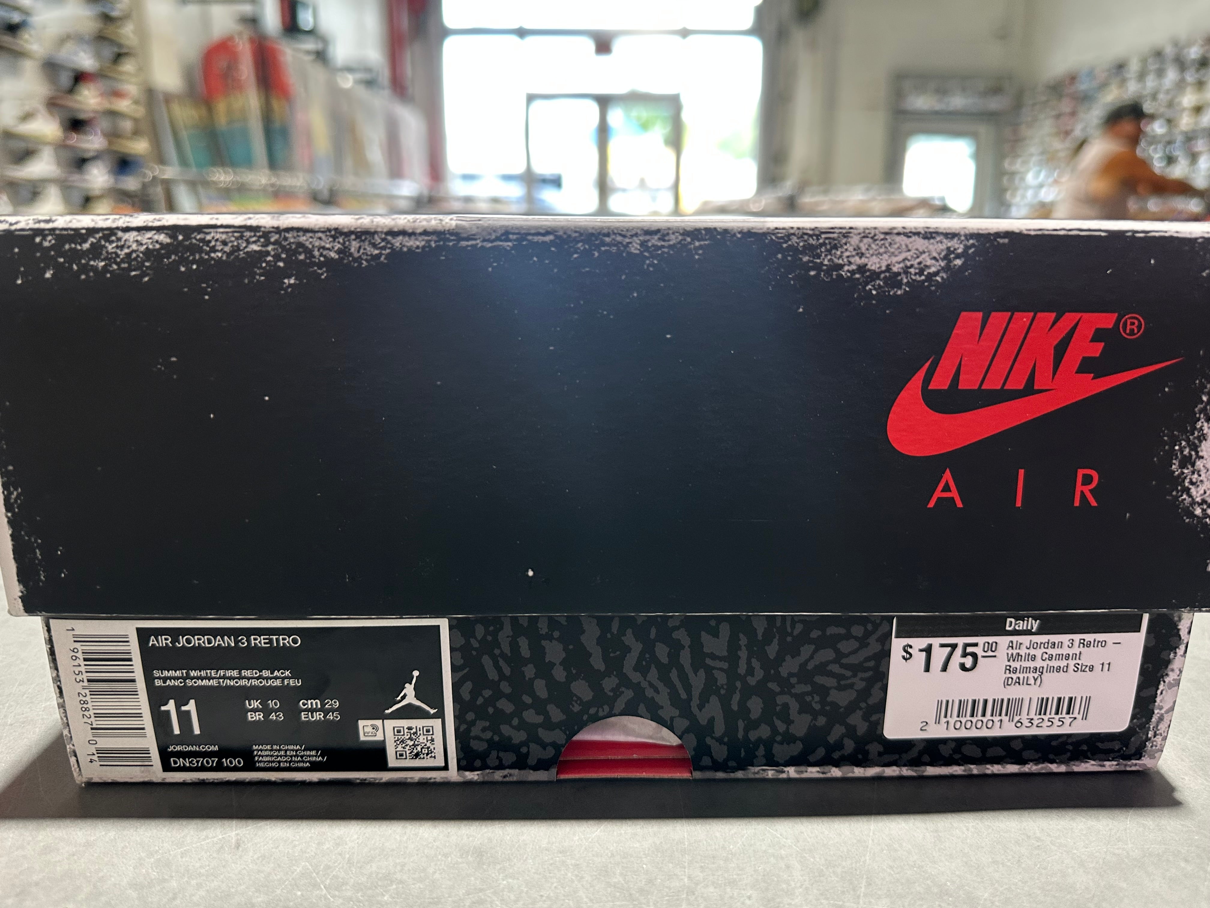 Air Jordan 3 Retro - White Cement Reimagined Size 11