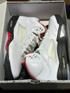 Air Jordan 5 Retro - Fire Red Silver Tongue 2020 Size 10