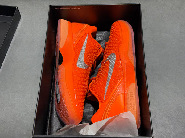 Nike Kobe 6 Protro - Total Orange Size 10.5