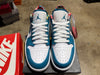 Air Jordan 1 Low SE - Barcelona/Cyber Teal Size 10