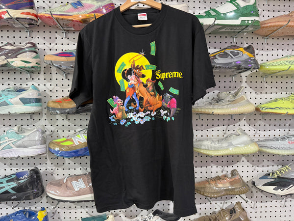 NEW Supreme All Dogs Go To Heaven Tee - Black Size Medium