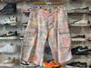 NEW Gallery Department Cutt Off Short - Orange Camo/White Size 30