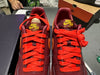 Nike Air Force 1 Low Patent Leather - Dark Team Red Safety Orange Size 9