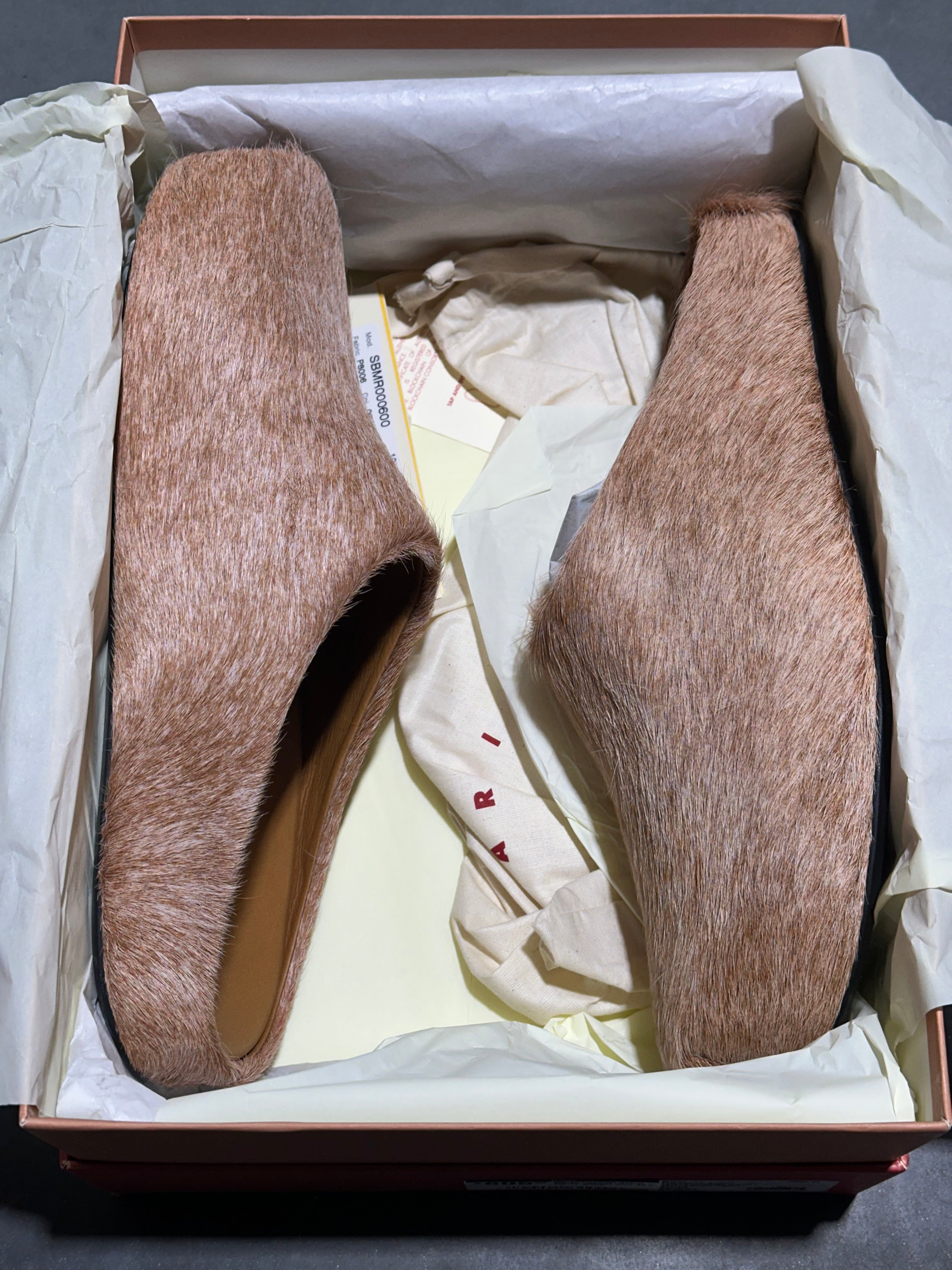 Marni Fussbet Sabot - Winter Wheat Size 44 / US 11