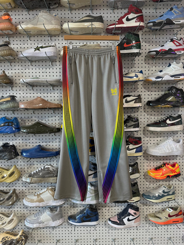 USED Needles x AWGE Zipped Track Pants - Grey Size Small