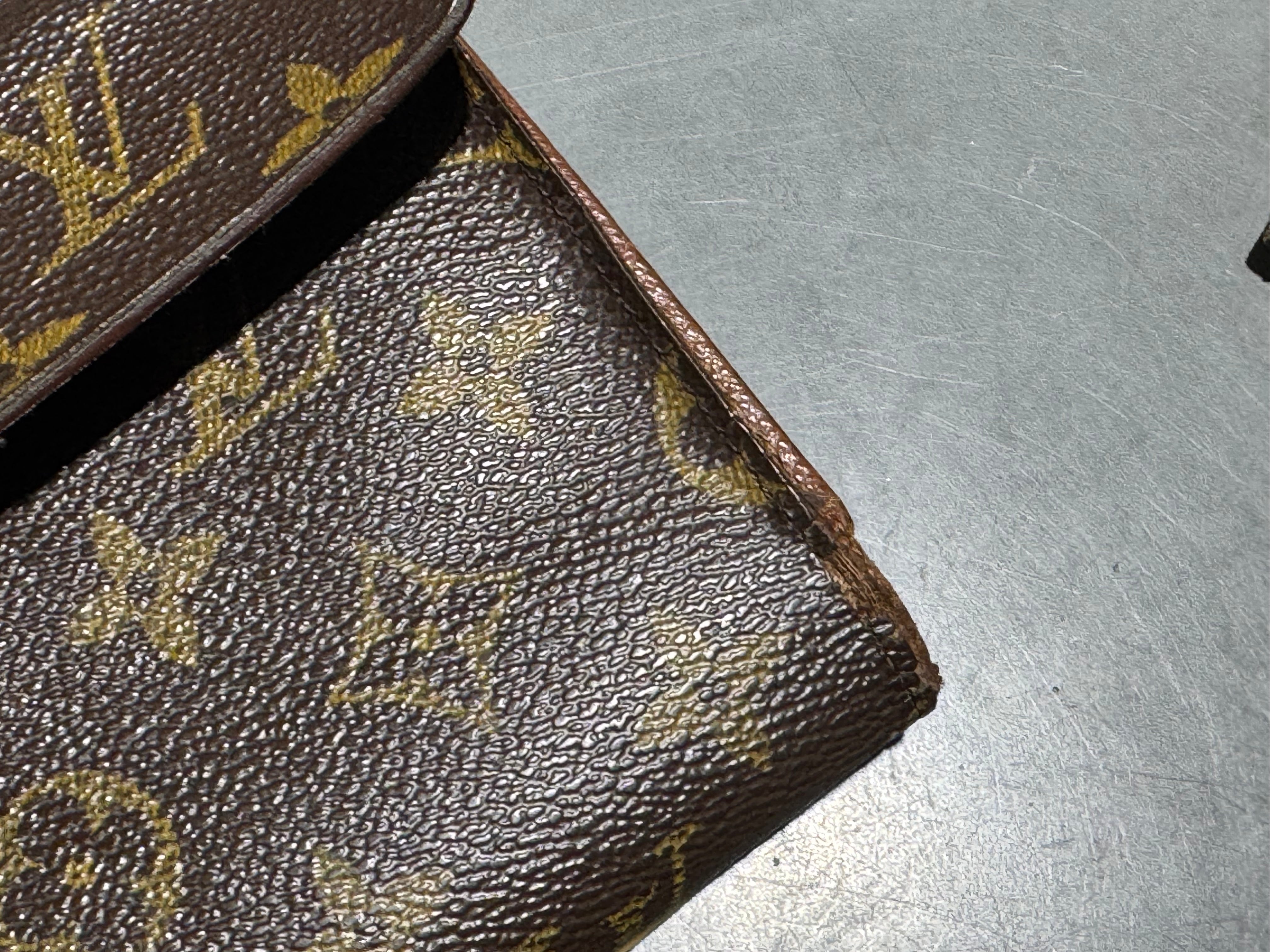 VTG 90s Louis Vuitton Monogram Porte-Tresor Wallet - Brown