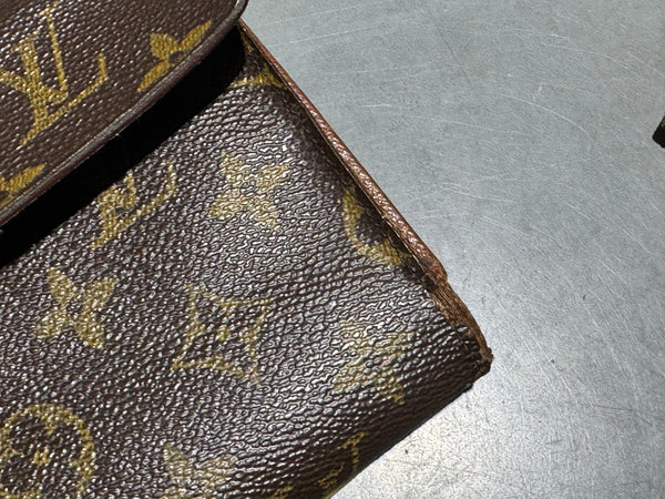 VTG 90s Louis Vuitton Monogram Porte-Tresor Wallet - Brown