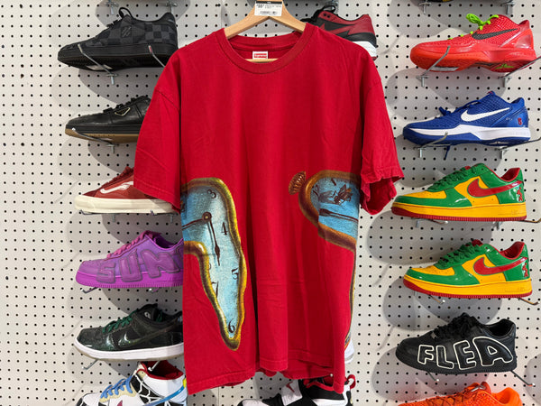 USED Supreme Persistence Of Memory Tee - Red Size XL