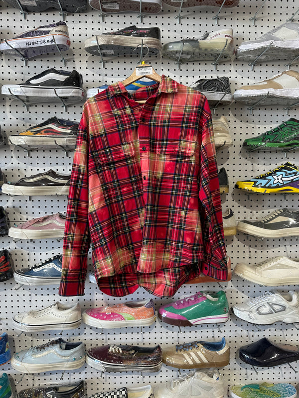 NEW Supreme The Exorcist Flannel Shirt - Red Size Medium