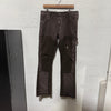 USED 777 Denim Jeans - Brown Size 34