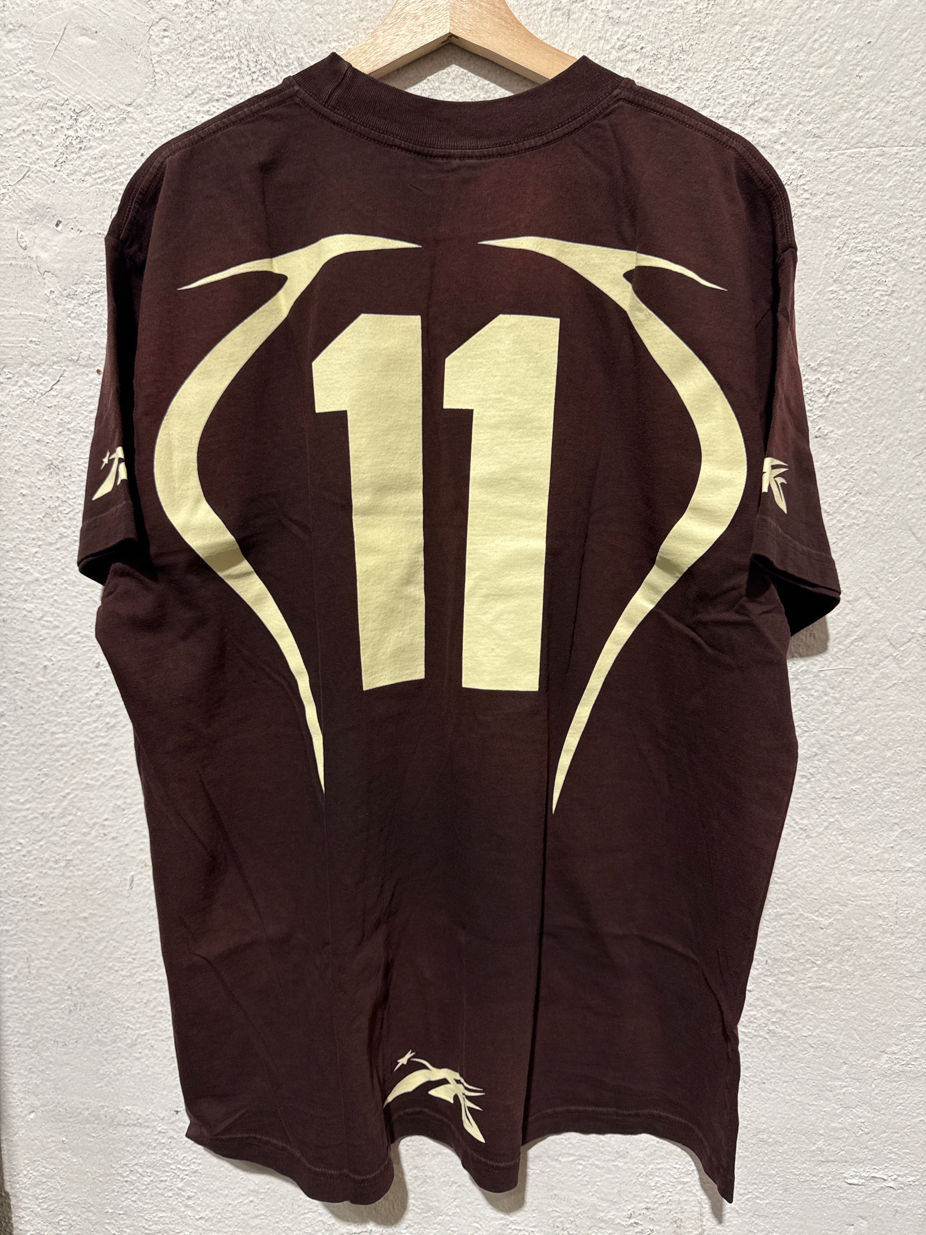 Hellstar Warm Up Tee - Brown Size Large