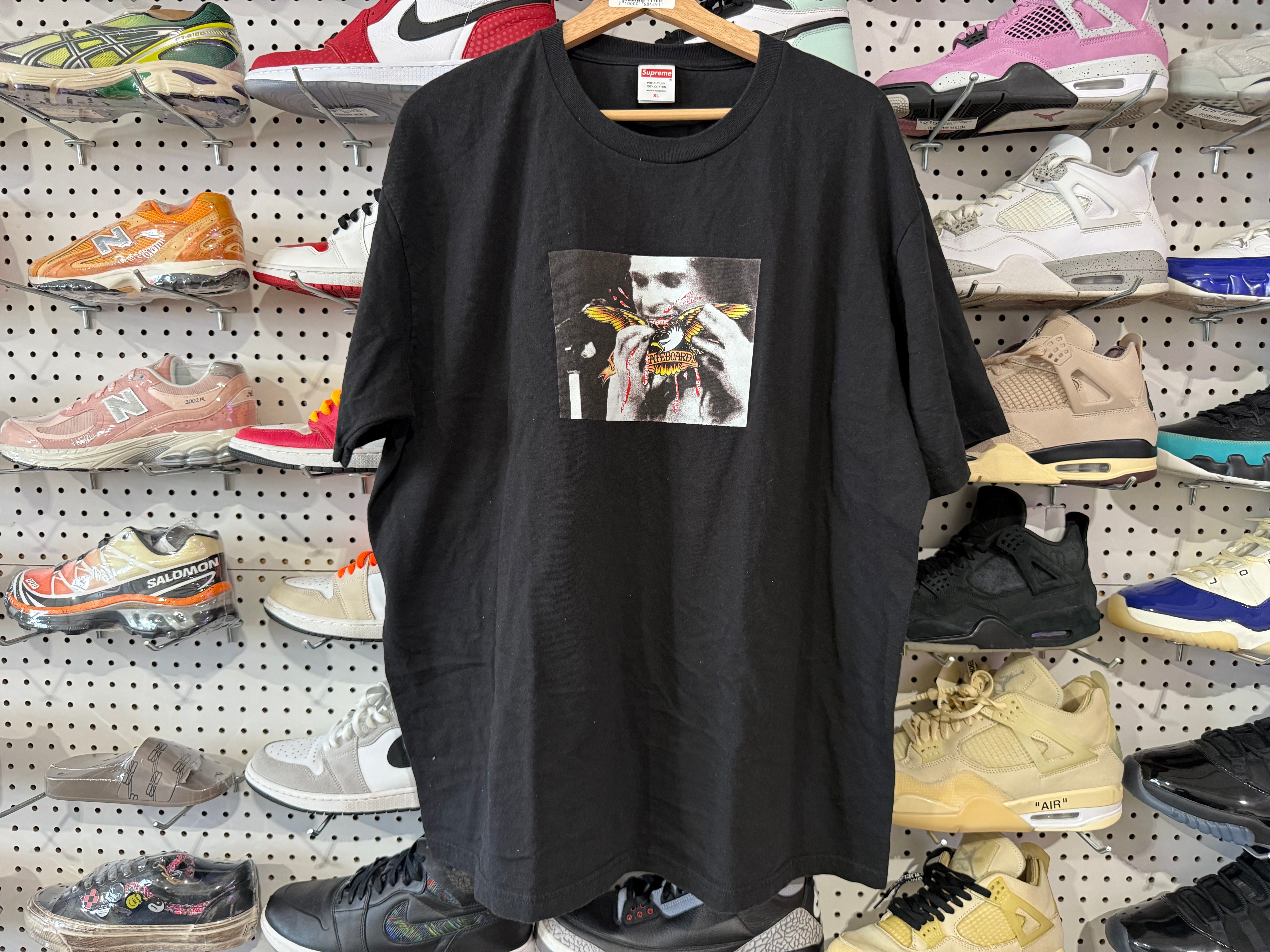 USED Supreme x Anti Hero Ozzy Tee - Black Size XL