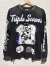 777 All Star L/S Tee - Black